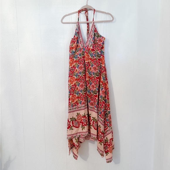 NWOT floral halter midi dress - Picture 2 of 4